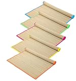 HAC24 5X Strohmatten Strand Bastmatten Liegematte Picknickdecke Strandmatte R