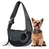 4.5 KG Hundetasche Tragetuch Hund Hundetragetasche Verstellbare Welpen Transporttasche Haustier Schultertasche Hundetragebeutel für Kleine H