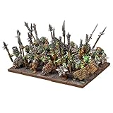 KINGS OF WAR | 20x Goblin Krieger Regiment der Orks & Goblins | Nahkampf und Fernkampf möglich | Tabletop Plastik Modelle 28mm Maßstab