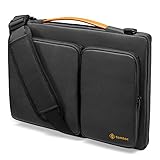 tomtoc Laptop Tasche für 16-Zoll Neu MacBook Pro M1 Pro/Max 2019-2021 A2141 A2485, 15,6 Zoll Lenovo IdeaPad Laptop, 15 Microsoft Surface Book 3/2/1, Dell XPS 15, Notebook Schultertasche Hü