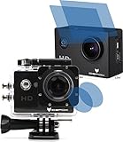 4ProTec I 4X Crystal Clear klar Schutzfolie für icefox Action Cam FHD Unterwasserkamera 12MP 1080P Premium Displayschutzfolie Bildschirmschutzfolie Schutzhülle Displayschutz Displayfolie F