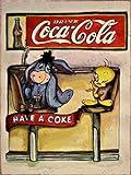 AshBro Blechschild 'Tweety Bird Eor Coca Cola' Wanddekoration Retro Poster Cola Schild Vintage Schilder Coke Decor 50er Küche Cocacola 30 x 20