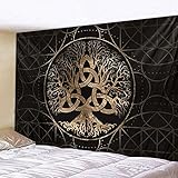 Mystery Symbol Home Decor Tapisserie Mandala Psychedelische Szene Wandteppich Bohemian Decor Sofa Decke A2 180x230