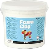 Foam Clay® Modellierschaum, Weiß, 560 g