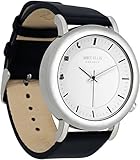 Mike Ellis Connect L4832C MEC Uhr Gallery Edelstahl, Leder Silber/schw
