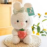 CACAIMAO Süße Hasen, Bären Und Entenküken, Plüschtiere Für Kinder, Bequeme Kissen Für Kinder, Kreative Geschenke Für Erwachsene Und Kinder, Dekorative Puppen Height 25