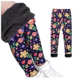 Voberry Thermoleggins Für Mädchen Fleece Gefüttert Thermoleggins Leggins Winter Thermo Winterleggins Winterstrumpfhose Hose Unterhosen Fleecehose Strump