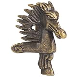 8PCS Pferdekopf geformte Vintage Holz Box Fuß Füße Bein Möbel Bein Eckhalterung Protector für Schmuck Box Dek
