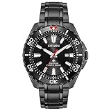 Citizen Men's Promaster Diver BN0195-54E Black Stainless-Steel Eco-Drive Diving W