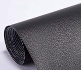 Kunstleder-Flicken wasserdicht selbstklebend Schwarz, Leder Reparatur Tape Patch Erste H