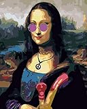 ZPLLR Digitales Ölgemälde-Kit, abstrakte Kunst, DIY selbstgemalte Dekompression handgemalte Digitale handgemalte Ölgemälde dekorative Malerei 40X50C