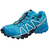 Salomon Speedcross 4 Gore-Tex (wasserdicht) Damen Trailrunning-Schuhe, Blau (Bluebird - Icy Morn - Ebony), 39 1/3 EU