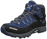 Salewa JR Alp Trainer Mid Gore-TEX Trekking-& Wanderstiefel, Dark Denim/Charcoal, 35 EU