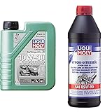 LIQUI MOLY 1273 Universal Gartengeräte-Öl 10W-30 1 l & 1035 Hypoid-Getriebeöl (GL5) SAE 85W-90 1