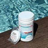 BAYROL e-Chlorilong® POWER 5 Mutlitabs – 200 g 5 Funktionen Chlortabletten für Desinfektion Algenverhütung Flockung Kalkvermeidung & Chlorstabilisierung - Für reines kristallklares Poolwasser- 1 kg