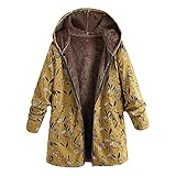 Fleecejacke Damen mit Kapuze, Fleecejacke Damen mit Kapuze Outdoor Damenmantel für Übergang Elegant Damenjacken Herbst Plüschjacke Teddy Winter Flauschig Plüschmantel Teddymantel Jacke Warm Beig