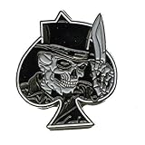 Sensenmann Skull Reaper Pik Emblem Badge Metall Button Pin Anstecker 0069