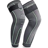 Kniebandage Männer Damen mit Gummiband, Kniestütze, Komprimierte Knieschützer Wärme bietet Halt und Schutz（Paar,Beister）