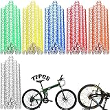 Sichtbarkeit kinder fahrrad reflektoren 72 Stück Warnung Streifen Speiche Reflektor Fahrrad Reflektoren Reflektierende Speichensticks Geeignet Für Mountainbikes Fixed Gear Bicycle Offroad Bik