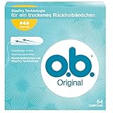 o.b. Original Normal Tampons, 1er Pack (1 x 64 Stück)
