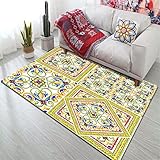 EUYXCRV Böhmische Teppiche, 3D-Gedruckte Persische Teppiche, Couchtischmatten, Teppiche Im Ethnischen Stil Für Wohnzimmer Und Schlafzimmer 140 x 200