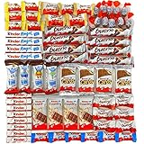 Ferrero Kinder Schokolade Box - Süßigkeiten Mix - Party-Mix - Süßigkeiten Großpackungen von Kinderschokolade (1x835g) Mit Liebe gepackt in Wernig