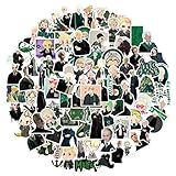 Bric Dodo 100 Stück Draco Malfoy Wizard Aufkleber Wasserflaschen Laptop Telefon Gitarre Skateboard Motorrad Fahrrad Vinyl Stickers Wasserdicht Malfoy Aufkleber für Jugendliche Kinder Erw