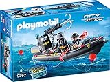 PLAYMOBIL City Action 9362 SEK-Schlauchboot, Schwimmfähig, Ab 5 J