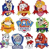 10 Pcs Patches Zum aufbügeln Paw Dog patrol Patch Sticker, Niedlich DIY Kleidung Patches, Jacken patches, jeans clothing p
