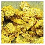 YSJJAXR Naturkristall rau Natürliches Realgar Stone Arsenic SULPHID ORE Crystal MINERALER ERR ORPIMMER REALGH ROTER Realgar Stein (Color : Yellow Realgar, Size : 500g)