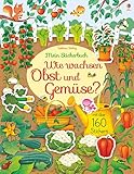 Mein Stickerbuch: Wie wachsen Obst und Gemüse?: Mit über 160 Stick