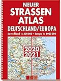 Neuer Straßenatlas Deutschland/Europa 2020/2021: Deutschland 1 : 300 000 . Europa 1 : 3 000 000