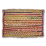 LAMARE Teppich Kul - 40 x 60 cm - 60% Jute 40% Baumw