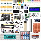 Freenove Ultimate Starter Kit mit Board V4 (kompatibel mit Arduino IDE), 273 Seiten Detailliertes Tutorial, 217 Elemente, 51 Projekte, Programmieren und Elektronik L