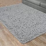 Flauschiger Fellteppich für Wohnzimmer, zotteliger Plüsch-Teppich, Kinderzimmer, moderne Wohnkultur, Teppich, rutschfest, für Schlafzimmer, 60 cm x 120