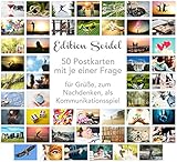 Edition Seidel Set 50 Premium Postkarten Motivationskarten Kommunikationstraining Konversation-Spiel Coaching Tools Karten Landschaften Natur Gefühlskarten Selbst-Achtsamkeit Sprü