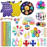 Pop Fidget It Spielzeug, Fidget Toy Set Pop Toy It Fidget-Spielzeug-Set mit mehreren Elementen Anti-Anxiety Tools Party Supplies for Kinder Erwachsene(Fidget Toy-5)