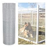 YJFENG Metalldrahtgeflecht - Tierbarriere, Gartenzaunnetz Roll Pflanzenunterstützung, Türen Fenster Balkonschutz Maschenzaun Wasserdicht Anti-Rost (Color : 1|13x13mm, Size : 1.5x1m)