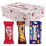 NESTLÉ Mini Mix Süßigkeiten-Box, Schokoladen-Mix mit 63 KITKAT, LION, SMARTIES Schoko-Leckereien im Mini-Format, 1er Pack (1 x 1,03kg)