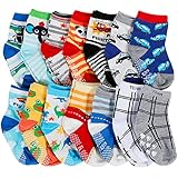 Lictin 14 Paare Baby Antirutsch Socken Baby ABS Antirutsch Socken Anti-Rutsch Socken Antirutsch Babysocken für Baby 12-36 Monate, Mädchen oder Jung