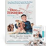 Filmplakat Puzzle Intellektuelle Dekompression Hund von Flandern 38x26cm Papier Mini 1000 Stück Klassisches Kunstpuzzle zum S