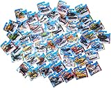 Hot Wheels V6697 - 50er Pack 1:64 Die-Cast Fahrzeuge extra großes Geschenkset, je 50 Spielzeugautos, zufällige Auswahl, ab 3 J