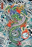 1art1 40215 Ed Hardy - Dragon Poster (91 x 61 cm)