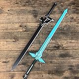 Blazing S. 80 cm Fantasy Mittelalter PU Schaum SAO Kirito Schwert Set für alle Altersgruppen Kostüm und Cosplay