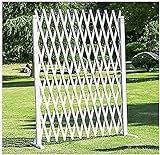 ZHEYANG Rankgitter Holz Absperrgitter Gartenzaun Bildschirm Terrasse Erweiterungszaun Massivholz Pflanze Palisaden Blumenbeet Tierbarriere Restaurants Hotels Sichtschutz 4 Größe Picket Fence Model:G