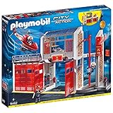 Playmobil 9462 - City Action Große Feuerwache mit Soundeffekten, Ab 4 J