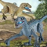 Dinosaurier-Spielzeug mit Fernbedienung, Dinosaurier-Spielzeug, Fernbedienung mit Sound und Lichtern beim Gehen und Brüllen, realistisches T-Rex-Dinosaurier-Spielzeug mit leuchtenden Aug