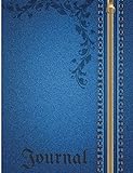 Jeans Zipper Journal: Blue Jeans Zipper Fabric Pattern J