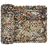 LOOGU Sichtschutz Netz für Balkon Terrasse Garten Veranda Dekoration Waldoptik Camouflage Netz Windschutz Abdeckung Wanddekoration Außendekoration, 1.5X5M