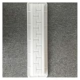 Pflasterform Gehweg,Betonformen 45cm Muslim Traditioneller Gartenweg Zement 3D-Skulptur Entwurf Starker Beton Brick Antirutsch klassische Ziegel-Form Pflaster Betonform (Color : Light Grey)